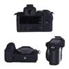Soft Silicone Black Armor Camera Case Skin Body Cover Protector for Nikon Z 50 Z50 Compact mirrorless Digital (BG4), Black, Camera Case view 2