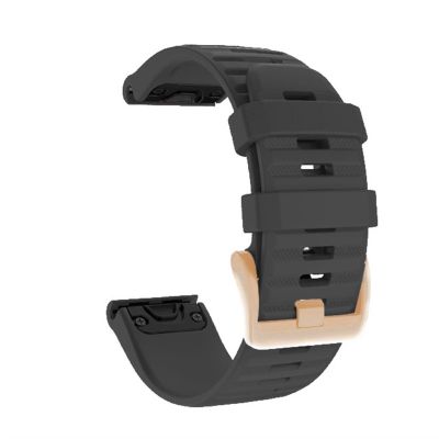 CZKE For Garmin Fenix 6S 5S Watchband 20mm Bracelet For Fenix 6s Pro 5s Plus Rose gold buckle Silicone Quick Replacement Wrist Straps (Color : B, Size : 20mm)