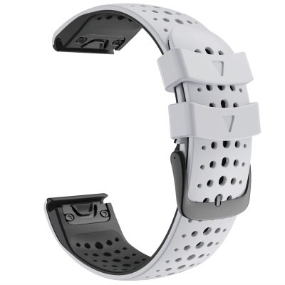 CZKE 22mm Watchband For Garmin Forerunner 945 935 Fenix 5 5Plus Fenix 6 Pro Silicone Smart Watch Band Quick Release Wristband Correa (Color : A, Size : Forerunner 935 945)