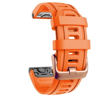 CZKE Quick Release Watch Band Silicone Bracelet For Garmin Fenix 5S 5X 5Plus 6S 6X 6 Pro Rose gold buckle bracelet Sport Wrist Strap (Color : I, Size : 20mm Fenix 5S)