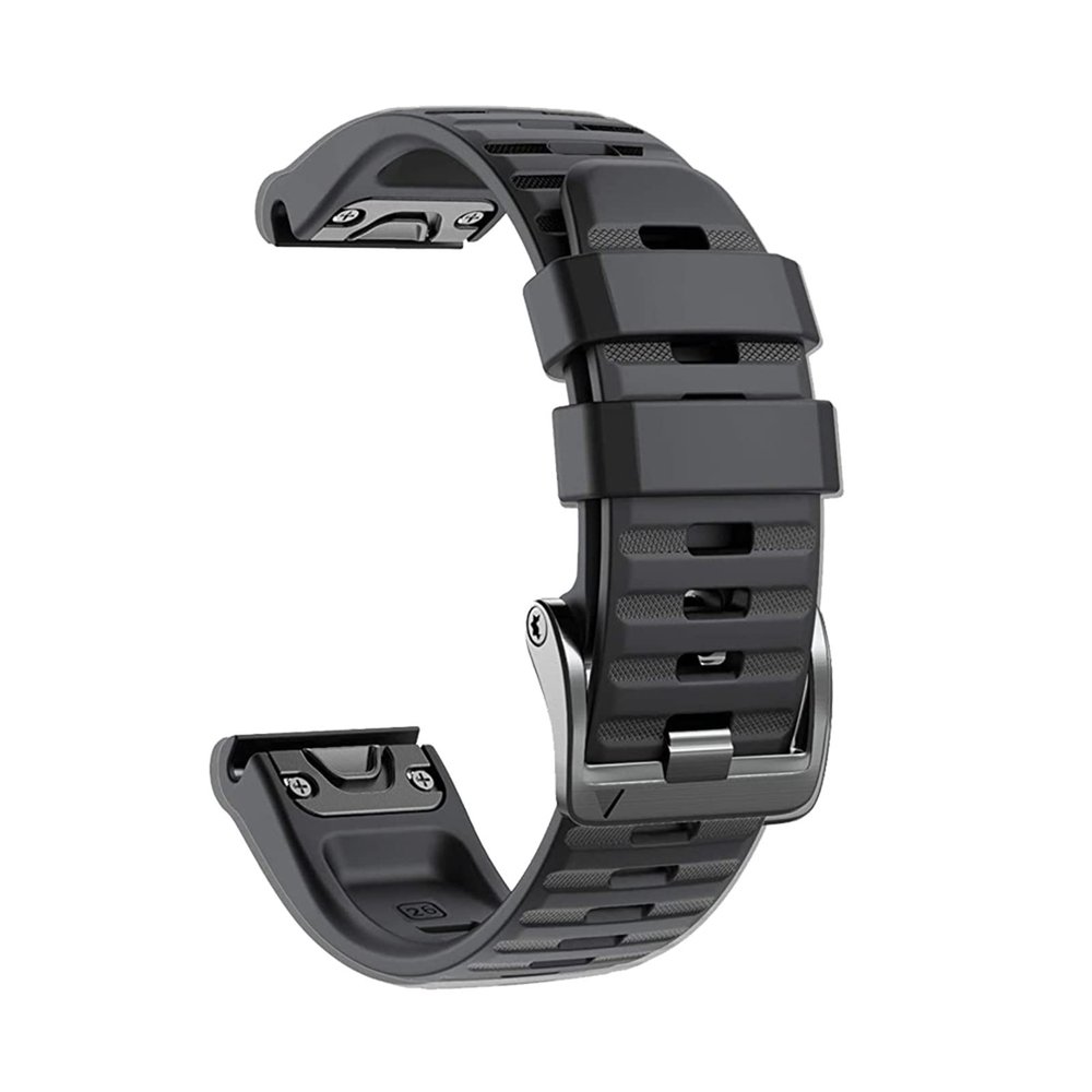 CZKE Leather Watchband for Garmin Fenix 5/5X/5S Plus 6/6X/6S Pro 945 935 3 HR D2 Smart Bracelet 22 26mm Quick release Wristband Strap (Color : Silicone 6, Size : 26mm Fenix 3 HR D2)