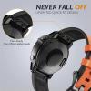 CZKE Leather Watchband for Garmin Fenix 5/5X/5S Plus 6/6X/6S Pro 945 935 3 HR D2 Smart Bracelet 22 26mm Quick release Wristband Strap (Color : Silicone 3, Size : 26mm Fenix 5X 6XPro) view 3