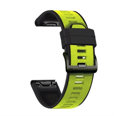 CZKE 22 26MM Soft Silicone Sport Strap For Fenix 6 6X Pro Watchband Quick Release For Garmin Fenix 5 5X Plus 3 HR D2 MK2 935 Bracelet (Color : I, Size : 22mm Fenix 6 6Pro)