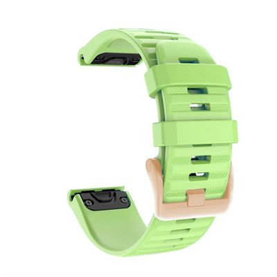 CZKE For Garmin Fenix 6S 5S Watchband 20mm Bracelet For Fenix 6s Pro 5s Plus Rose gold buckle Silicone Quick Replacement Wrist Straps (Color : D, Size : 20mm)