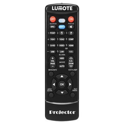 Replacement Remote for NEC NP-PA500U NP-PA550W PA600X PA500X PA853W-41ZL Projector Black
