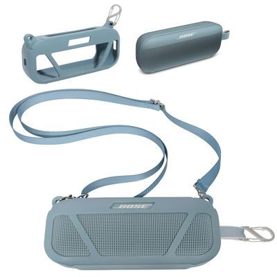 CaseSack Silicone Cover for Bose SoundLink Flex Bluetooth Portable Speaker (Blue)