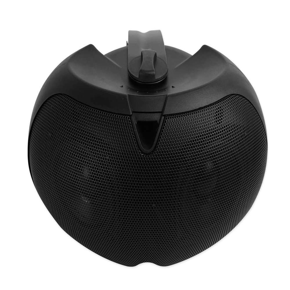 Rockville D4-8 Black Dual 4" Swivel Indoor/Outdoor Patio Speaker for Restaurant