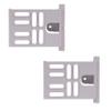 Legrand - OnQ, Cable Management, Plastic Enclosure Cable Channels for Structured Media Enclosures, White, Pack of 2 view 1