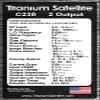 Titanium Satellite C-Band LNBF C238 Performance Plus - 5g RED Interference Filter 3800-4200MHz (Export Model - Not Suitable for US or Canada 5G Interference) view 3