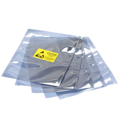 MECCANIXITY Anti Static Bags Shielding Bag 25pcs 6.3x9inch(16x23cm) Open Top with Labels for Hard Drive HDD SSD