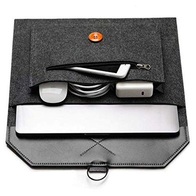 10-11 inch Tablet Laptop Notebook Sleeve Felt Carrying Pouch Breifcase for Samsung Galaxy Tab A8 10.5 Tab S8 11 S7 11 Tab A7 10.4 Tab S6 Lite 10.4 10.1 inch Onn Tablet Microsoft Surface Go 3 10.5