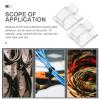 Hemobllo 50pcs Self-Adhesive Cable Organizer Clips Shape Cord Holder for Earphone Charging Cables Compact Easy to Use for Home Office Organization view 4