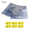 MECCANIXITY Anti Static Bags Shielding Bag 10pcs 12x16inch(30x40cm) Resealable with Labels for Hard Drive HDD SSD view 3