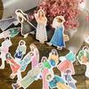 100PCS Fashion Lovely Girls Stickers Waterproof Handbook DIY Craft Photo Album Scrapbook Journal Planner Motorcycle Car Laptop Luggage Water Bottle Paper Stickers view 1