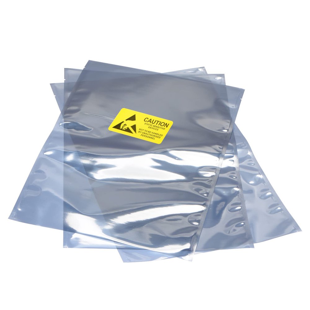 MECCANIXITY Anti Static Bags Shielding Bag 20pcs 10x16inch(25x40cm) Open Top with Labels for Hard Drive HDD SSD
