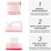 Hemobllo 50pcs Keepers Shaped Headphone Cable Winders for Organizing USB Charger and Audio Cords Easy to Use Tidy up Your Space view 4