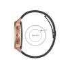 FitTurn Replacement Quick Release Classic Stainless Steel Metal WatchBand Strap Band Women Men Girl Bands Compatible with Letsfit EW1 / IW1 / IW2 Smartwatch (Not for ID205L ID205S) (Black) view 2