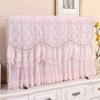 Indoor Dust Proof TV Cover - Lace Universal TV Display Protective Cover Home Bedroom Living Room Decoration/Pink / 40inch view 2