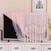 Indoor Dust Proof TV Cover - Lace Universal TV Display Protective Cover Home Bedroom Living Room Decoration/Pink / 40inch view 4