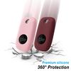 Geiomoo Silicone Case for Tile Pro 2022 Tracker, Soft Flexible Scratch Resistant Cover with Carabiner (2 Pack Pink+Wine Red) view 3