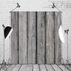 BELECO 8x6ft Fabric Gray Wooden Backdrop Dark Grey Wood Planks Wooden Board Rustic Wooden Wall Photography Background Barnwood Backdrop Birthday Party Decoration Banner Video Studio Photo Booth Props view 2