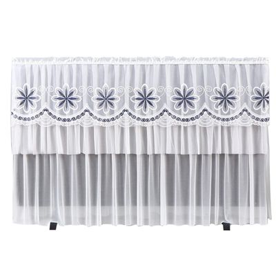 Universal Indoor TV Cover 32-75Inch Dustproof TV Screen Protector Living Room Decoration Dust Cover for Televisions/White / 58inch