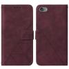 LEMAXELERS Wallet Case for iPod Touch 5, iPod Touch 7 Case with Magnetic PU Leather Flip Case with Card Holders Kickstand Case Shockproof Protection Case for iPod Touch 5 / Touch 6 Wine Red YB2 view 3