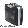 WDMWYZ Cassette Player Can Be Connected to USB Power Supply of U Disk Convert The Tape to MP3 Creative Gift Stereo Walkman,Black view 4