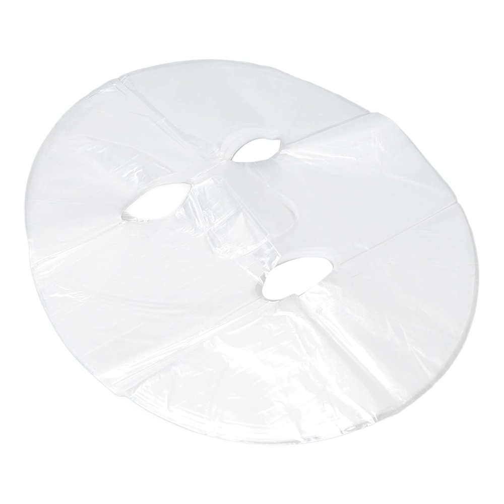 100pcs DIY Facial Mask Preservative Film Disposable Facial Paper Sheet Facial Mask Prevent Evaporation Retention Spa, Used to Prevent the Rapid Loss of Heat from the Face