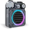 Muzen Cyber Cube Bluetooth Speaker, Bluetooth 5.0, Portable Speaker with Fidget Spinner, Crystal Clear Sound with RGB LED Light Wireless Speaker, Waterproof Speakers for Indoor Outdoor view 1