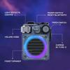 Muzen Cyber Cube Bluetooth Speaker, Bluetooth 5.0, Portable Speaker with Fidget Spinner, Crystal Clear Sound with RGB LED Light Wireless Speaker, Waterproof Speakers for Indoor Outdoor view 3