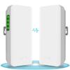 Point to Point Wireless Bridge Outdoor,5.8G WiFi Access Extender CPE Outdoor WiFi Long Range Internet Repeater Supports Video Surveillance Transmission up 1.2 Miles with 12DBi Gain Antenna 2 Pack view 1