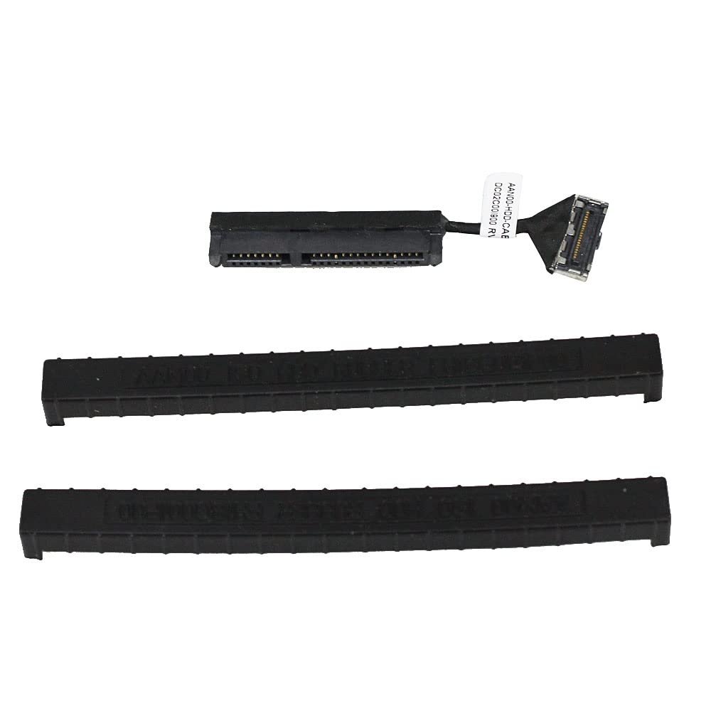 Huasheng Suda Grommet Rubber Rail + K0K71 HDD Hard Cable 2.5" Replacement for Dell XPS 15 9570 9550 9560 9650 7590 /Precision 5520 5510 5530 5540 K0K71 0K0K71 K0K71 XDYGX DC02C00BL00