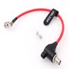 ZBLZGP SDI Protector Surge Overvoltage Circuit Protection Cable for RED Komodom ARRI Camera Elbow BNC Male to Female (Red) view 1
