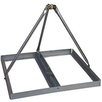 Non-Penetrating Roof Mount for 2.25" Masts. Flat Roof Mount Only (No Mast Included)