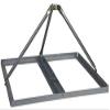 Non-Penetrating Roof Mount for 2.25" Masts. Flat Roof Mount Only (No Mast Included) view 1