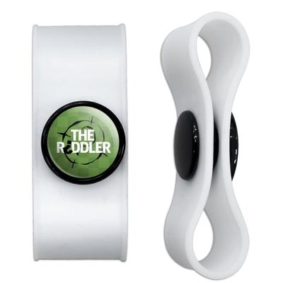 GRAPHICS & MORE The Riddler Logo Headphone Earbud Cord Wrap - Charging Cable Manager - Wire Organizer Set of 2 - White