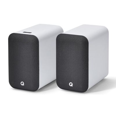 Q Acoustics M20 Bluetooth Speakers HD Wireless Speakers Music System White - Tweeter 0.9", Mid Bass/Driver 4.9", Freq. Response 55Hz22kHz, Crossover Freq. 2.4kHz - Powered