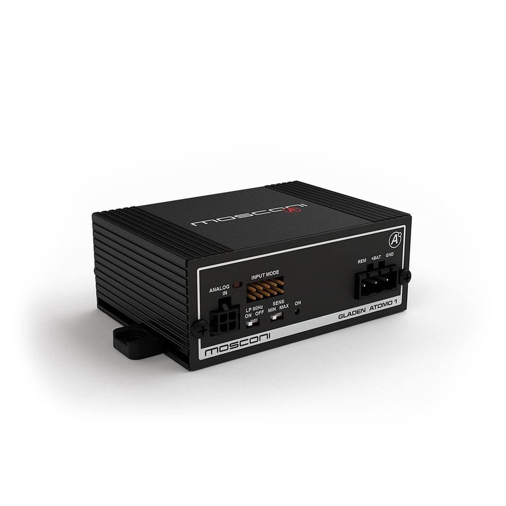 Mosconi ATOMO 1, Mono Class D Ultra Compact Amplifier (1 X 250w @ 4 Ohm)