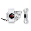 GRAPHICS & MORE MK Flawless Victory Splatter Headphone Earbud Cord Wrap - Charging Cable Manager - Wire Organizer Set of 2 - White view 2