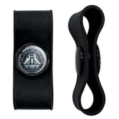 GRAPHICS & MORE The Batman Gotham City Seal Headphone Earbud Cord Wrap - Charging Cable Manager - Wire Organizer Set of 2 - Black