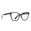 DIFF Leah Reading Glasses for Women | Lightweight Oversized Readers | 1.0 Magnification Blue Light Blocking Lens | Black view 4