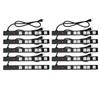 Opentron 10-Pack OT16063 Heavy Duty Metal Surge Protector Power Strip with Mounting Parts 6 White Outlets 3 Feet Power Cord view 1