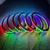 6PCS 12" Car LED Speaker Decorative Light Kit Dream Color Chasing Flow Series Spacer Ring Light Bluetooth App Controlled (6) view 1