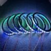 6PCS 12" Car LED Speaker Decorative Light Kit Dream Color Chasing Flow Series Spacer Ring Light Bluetooth App Controlled (6) view 3