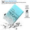 BXIKEOPIU Case for Kindle Fire HD 10/Fire HD 10 Plus Tablet 10.1 inch (11th Generation, 2021 Released) - Blue Background Bible Verse Psalm 46:10 Design Slim PU Leather Cover with Auto Sleep Wake view 4