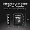 CANMORE H300 Handheld GPS Golf Device & Case, 41,000+ Free Worldwide Preloaded Courses, Essential Distance Measuring Function, Powerful Magnetic Mount with Clip for Golf Cart, Bag and Belt, Black view 2