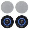 Herdio 320 Watts 2 Way Flush Mount in Ceiling Speakers 4 Inches for Kitchen,Living Room,Office 4 Speakers view 2