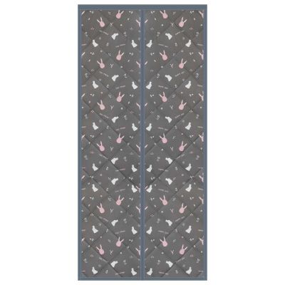 XYXH Magnetic Thermal Insulated Door Curtain 43x98in, Winter Stop Draft Keep Cold Out Door Cover, Waterproof Easy to Install, for Air Conditioner Heater Room/Kitchen