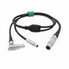 HangTon Run Stop 24V Power Cable for Preston Digital Micro Force to ARRI Alexa Camera DM4X DM2 Digital Motor, 14-pin RS 3 pin 7-pin 90cm view 1